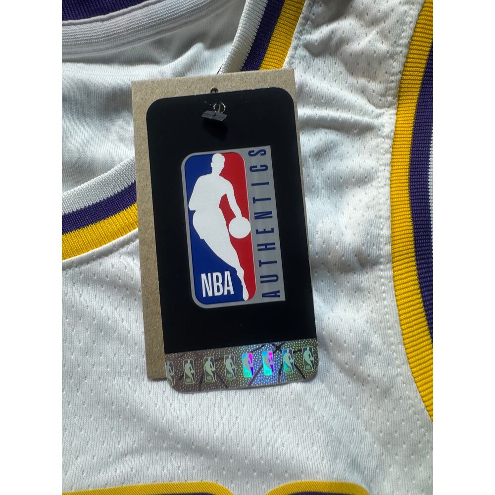 Nike Lakers Men's Jersey Sz L White Brand New - Picture 3 of 10